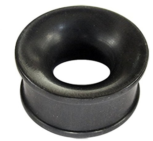 CHICNET Tribal Flesh Tunnel Holz schwarz Holztunnel handgeschnitzt Eisenholz Plug fein gemasert Expander 10 mm