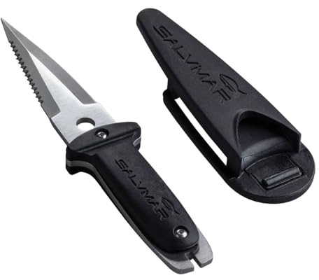 Salvimar ST-Blade - Cuchillo Unisex para Adultos, Negro, Talla única