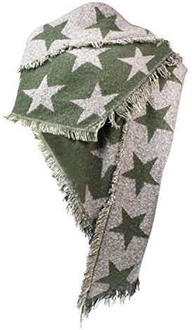 Glamexx24 XXL Schal Kuschelige, warme und wunderschöne Damen Poncho 3 farbig oder Unifarbe Schal Oversized Deckenschal