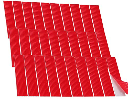 FEPITO 30 Pack Number Plate Sticky Foam Pads for Car License Number Plate Fixing Self-adhesive Double Sided