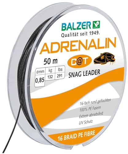Adrenalin Cat Schlagschnur 50m 0,85mm 132kg schwarz