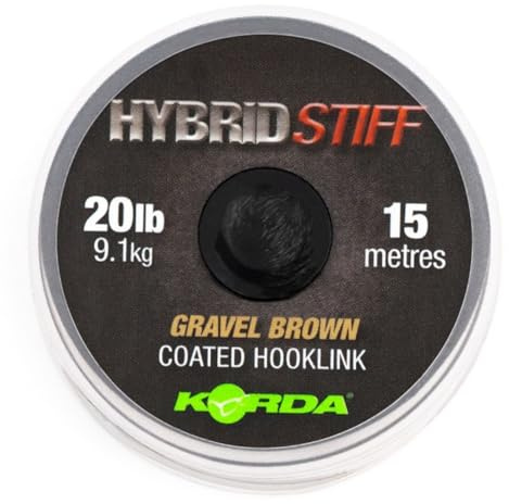 Korda Hybrid Stiff Vorfachmaterial, robuster beschichteter Kern