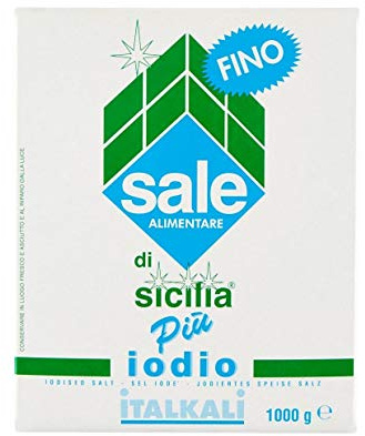 ITALKALI 6 x SALE DI SICILIA FINO IODATO FERTILIZANTE