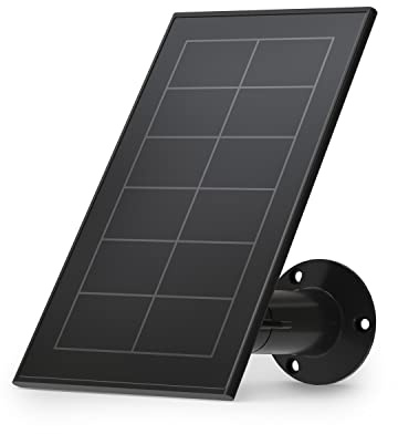 Arlo Certified Accessory | Solar Panel Charger, Weatherproof, 8ft Magnetic Power Cable, Designed for Arlo Ultra, Ultra 2 (+XL), Pro 3, Pro 4 (+XL), Pro 5, Go 2 & Floodlight Cameras, Black