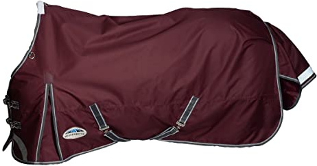 Weatherbeeta ComFiTec Plus Dynamic II Standard Neck Medium/Lite 100g - Maroon/Grey/White