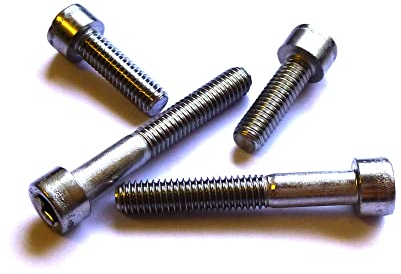 M2 Zylinderschrauben DIN 912 (ISO4762) - Edelstahl A2 (V2A) - Minischrauben.com - M2 mit 3mm - 30mm Länge (M2 x 4mm, 100)