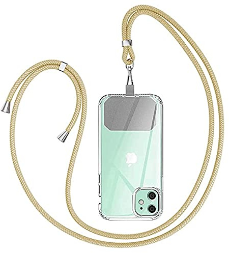 GUMO-LONG Handyband Universal zum Umhängen - Kompatibel mit jedem Handy und Smartphone, Kette zum Umhängen, Hülle mit Kordel, mit jeder Hülle kombinierbar, Polypropylen