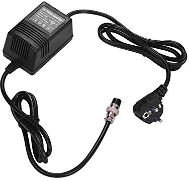 LIANZHU 17V 420mA Consola de Mezcla Mezclador Fuente de alimentación Adaptador de CA Conector de 3 Pines 220V Entrada Enchufe UE para MG16 / MG166CX / MG166C / F4 / F7 / 6FX