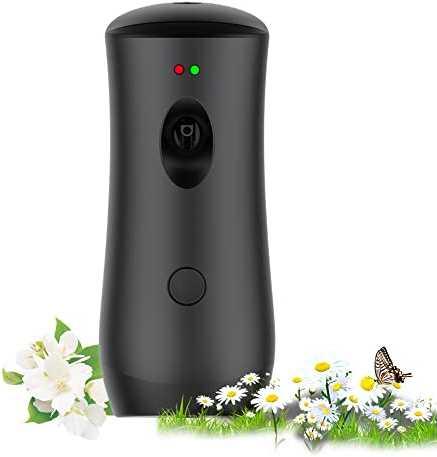 Automatic Air Freshener Dispenser, Wall Mounted/Standing Air Freshener Spray Dispenser, Aerosol Fragrance Machine is Suitable for Hotel, Bedroom, Bathroom,Office, Commercial Place(Black-01)