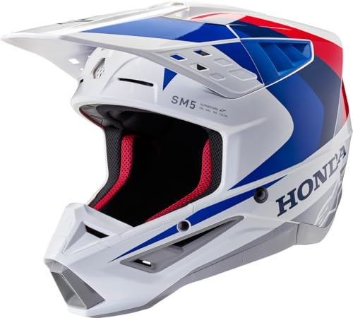 Alpinestars SM5 Helm Motocross Weiss (L)