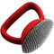 Mobestech Stainless Brush Handle Pot Scrubber for Pans Skillet Oven Dishwasher Safe Red 316 Steel Wire Kitchen