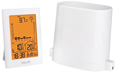 Folpus Pluviómetro Inteligente para Medir en Tiempo Real, Blanco