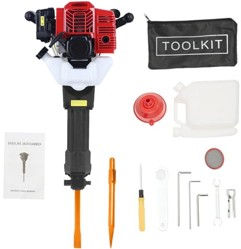 Benzin Abbruchhammer 52CC 2 Takt Stemmhammer Meißelhammer Schlaghammer Demolition Hammer Benzinhammer