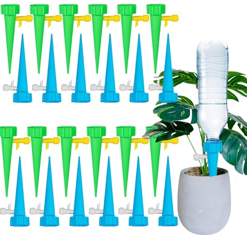 Irrigation Goutte à Goutte Kit, 20 pièces Arroseurs Automatiques Plantes Irrigation Système, Arrosage Automatique pour Plante Réglable, pour Plantes en Pot, Fleurs, Plantes D'intérieur et D'extérieur