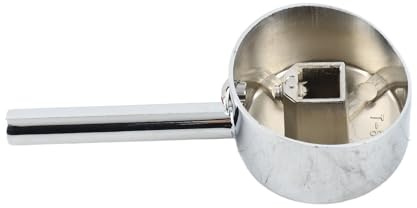 Kavolet Poignée de Robinet de Salle de Bains en Alliage de Zinc, Noyau de Valve chromé de 45mm, Conception Ergonomique pour Salle de Bains et Toilettes