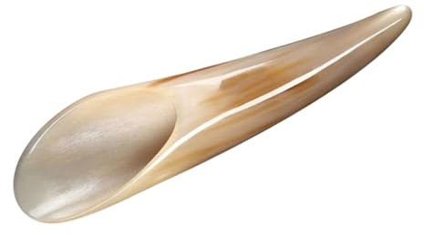 FRCOLOR Natürlicher Büffelhorn Gua Sha Massage Stab 22Cm Für Gesicht Hals Und Körper Entspannung Und Meridianklopfung