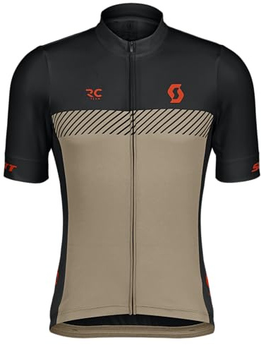 Scott RC Team Fahrrad Trikot kurz Toast beige 2025: Größe: XL (54/56)