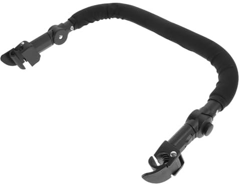 ASAKKURA Armlehne Für Kinderwagen Verstellbare Querstange Kinderwagenzubehör Aus Kunststoff Und Schwammmaterial Installieren Bedienen Für Viele Kinderwagen Geeignet