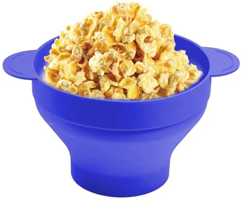 Microwave Popcorn Bowl, Microwave Popcorn Bowl, Popcorn with Handles - Multifunctional Dishwasher Food Container for Home, Party