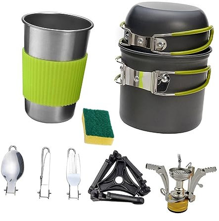 BESPORTBLE Casseroles Portables pour Camping Plein Air Ustensiles De Cuisine De Camping Outil De