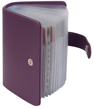AIRCBC Credit Card Holder for Women Men ID Card Soft Leather Card Case