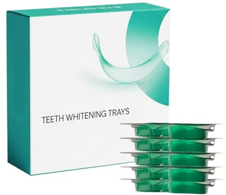 Bandejas Blanqueadoras | Cubetas Bucales Para Aclarar Dientes - Eliminador De Manchas Con Sabor Refrescante Para Limpieza Sensible