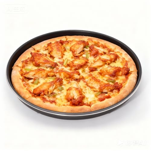 mico dingker 10,71-Zoll Mikrowellen-Knusperpfanne – universelle Bräunungsplatte zum Aufbacken von Tiefkühlpizza, Chicken Nuggets, French Toast & mehr (31 Zentimeter1)