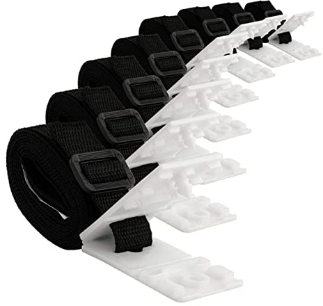 FUTUREORYY Kit Attache pour Enrouleur de Bâche Solaire de Piscine Corde Résistante Sangles Robustes pour Couverture Solaire Accessoire Durable et Facile à Installer