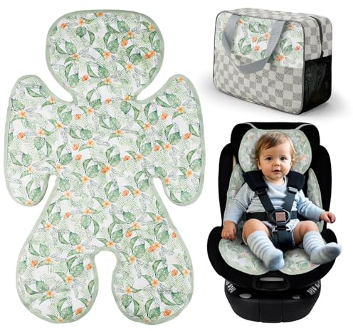 KAKIBLIN Car Seat Cooling Pad, Stroller Cooling Pad for Baby, Universal Double Sided Cooler Pads Gel CarSeat Cooling Pad for Baby Stroller,Chair,Chilling Pads Keep Cool in Summer (Green)