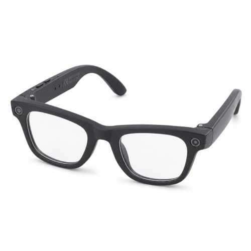 Elprico Brille mit Kamera, AI Smart Brille mit 8MP Kamera und Echtzeitübersetzung, Bluetooth 5.3 und WLAN für Musik, Anrufe, Reisen, Geschäft