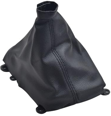 Kakulkomen Manual Car Handle Leather Gear Shift Knob with Gaiter Boot Cover Case for H-yundai Elantra HD 2010-2011(only case)