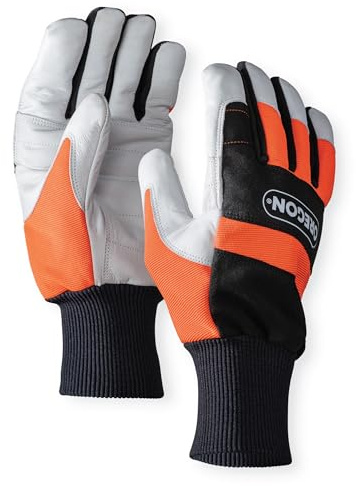 Oregon Chainsaw Left-Hand Protection Leather Gloves – Small