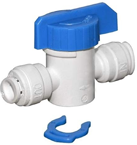 5x Absperrhahn Kugelhahn Ventil 1/4 Zoll für 6mm Osmoseschlauch. Filteranschluss Adapter Kupplung als Spülventil Verbinder für Filtergehäuse Wasserfilteranlage Umkehr Osmoseanlage Filteranlage Kühlschrank Ersatzfilter Fiterpatrone Filterkartusctil Aquarium Außenfilter Wasseranschluss