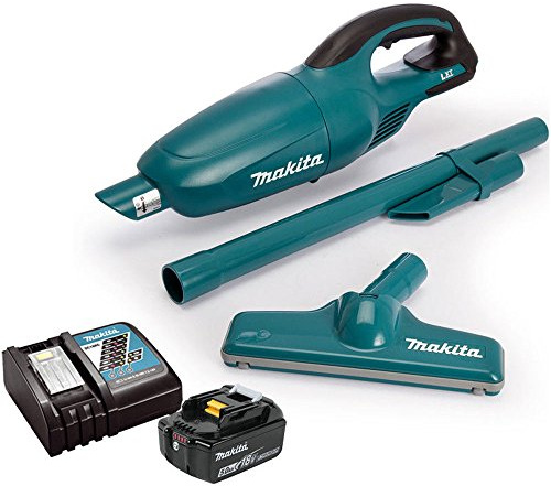 Makita DCL180Z Cordless 18V Li-ion Vacuum Cleaner Body + 1 x 5.0Ah Battery & Charger