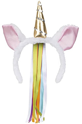 Boland - Diadème de Licorne pour Adultes, Bandeau avec Corne et Oreilles, Costume de Licorne, Costumes de Carnaval, Costumes de Conte de fées, Enterrement de Vie de Jeune Fille