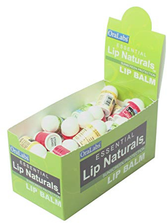 Essential Lip Naturals | Mini Lip Balm Assorted Flavors - Approximately 50ct (Vanilla Bean, Tea Tree Mint, Bing Cherry)[SPF-15]