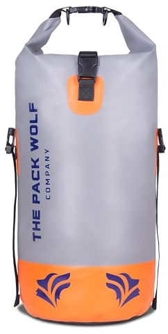 The Pack Wolf Company Dry Bag Wasserdichter Tasche Premium Rucksäcke, 20L, Verstellbare Schultergurte, Kanu, Kajak, Wassersport, Rucksack