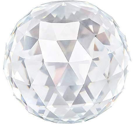 Clear Cut Crystal Glass Ball 60/80mm Crystal Sphere Prisms for Home Hotel Photography Decoration(80mm)