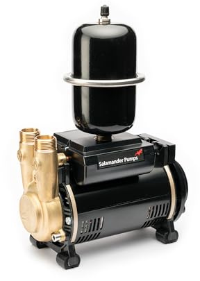 Salamander Pumps - CT Force 30SU Brass Impeller Pump - 3.0 Bar Pressure - Single End - Suitable for Any (+ or -) Gravity Fed Systems - 5 Year Warranty