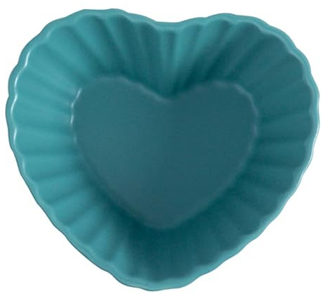 MAGICLULU Herzförmige Schale Aus Keramik Servierschüssel Für Desserts Und Salate Obstschale Für Küche Elegantes Design Für Abendessen Und Partys