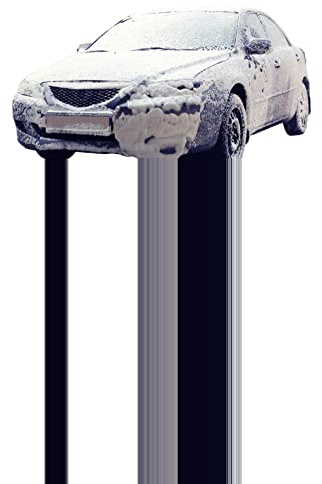 Anulely Éponge en Mousse incurvée pour cirer Les pneus en Forme de U | Outil de Nettoyage en Mousse incurvée pour Voiture