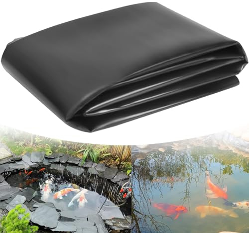 Generisch Teichfolie, Folie for Teiche, Schwimmbadfolie, Teichfolie, Wasserfälle und Wasserspiele, 10 x 10 Fuß(Size:8x12meter)