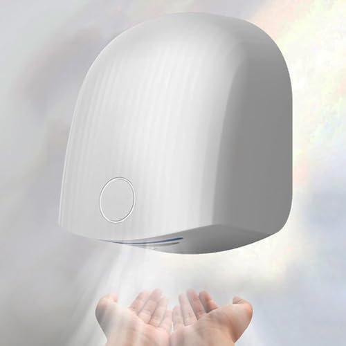 YJKKZQLB Asciugamani Elettrico, Asciugamani a induzione Intelligente da 1200 W, Asciugamani con sensore Automatico Commerciale, Asciugamani a Parete e Silenzioso per Centri Commerciali, ristoranti