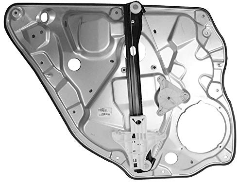 Partsline Panneau avec Mécanisme de Lève-Vitre Électrique Arrière Gauche (côté conducteur) SANS Moteur compatible avec POLO (9N) 5 Portes - 6Q4839461 6Q4839461B