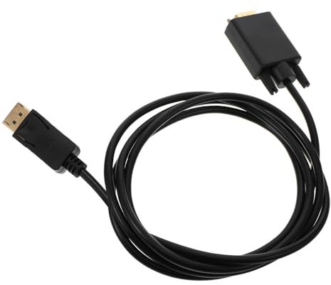 CAXUSD 1.8m Línea De Conversión Displayport Vga Adaptador Vga para Portátil Monitor Cable De Vídeo De Rendimiento para Visualización Nítida Oficina o Hogar