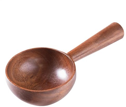 Cucharón de madera, cucharón de madera grande, utensilios de cocina de madera para sopa, accesorios de cocina, cucharas de cocina de madera, cuchara de madera grande natural para utensilios de cocina