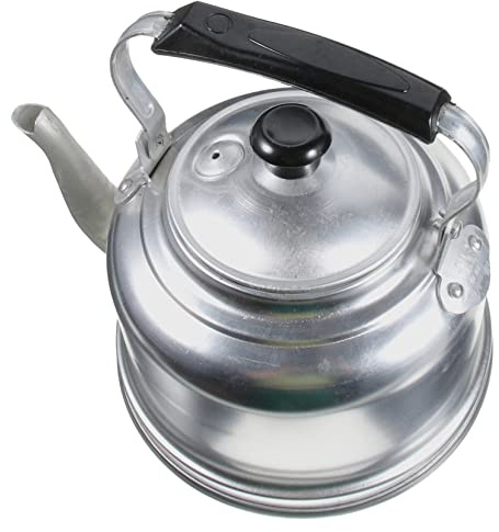 CONGARTENO Thickened Aluminum Whistling Kettle Retro Für Induktionsherde Große Kapazität Praktischer Wasserkocher Für Zuhause Und Camping