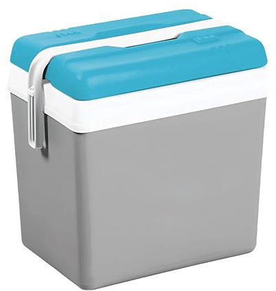 Kühlbox Passiv 24L – Kompakte Isolierbox ohne Strom, Hergestellt in der EU, Leichte Eistruhe für Camping, Auto, Picknick & Strand, Hält Lange kühl, Mit Deckel – Kamai Coolbox