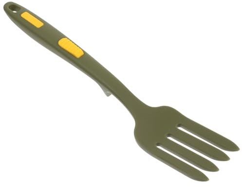 HOMSFOU Forchetta in Silicone da Insalata da Cena Comoda, Forchetta per Cibo Multifunzione Bordi Arrotondati, Utensile Pratico per Uso Domestico, Ristoranti e Campeggio