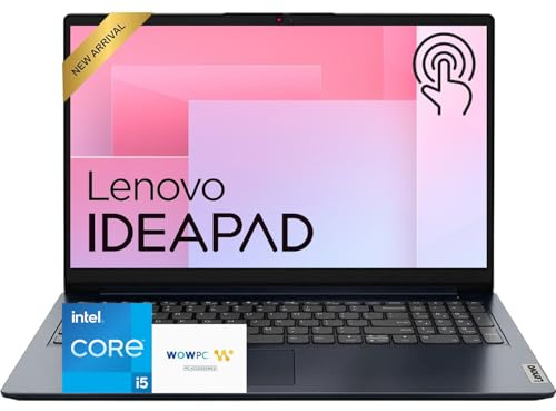 Lenovo Ideapad - Laptop con pantalla táctil 15.6 para negocios y estudiantes, edición 2026, procesador Intel i5-1335U (Beats i7-1255U), 16 GB de RAM, SSD de 1 TB, WiFi 6, Copilot AI, portátil, Windows